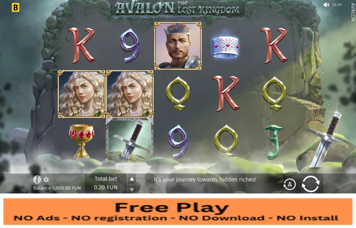 Avalon The Lost Kingdom Free Play Slot: Relive the Legend and Reap Royal Rewards!