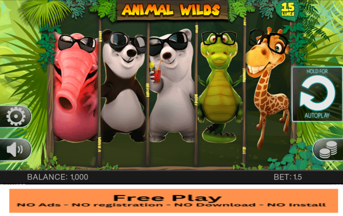 Animals Wilds Free Play Slot: Unleash the Fun with No Strings Attached!