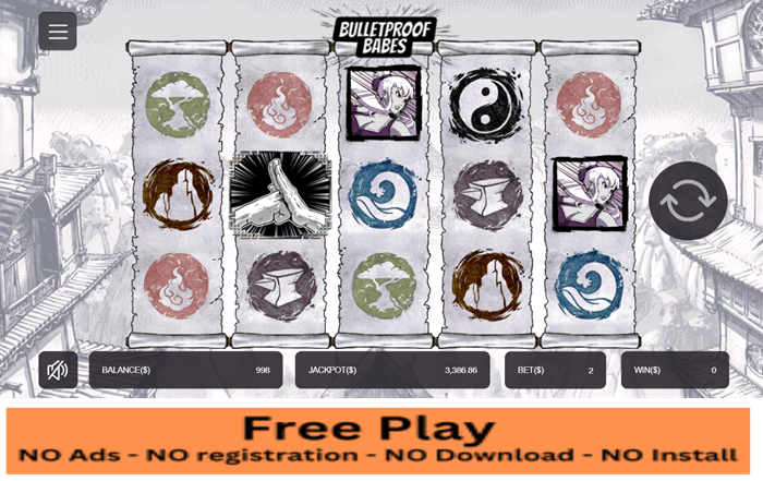 Bulletproof Babes Free Play Slot: A Manga-Inspired Adventure with Elemental Warrior Princesses!