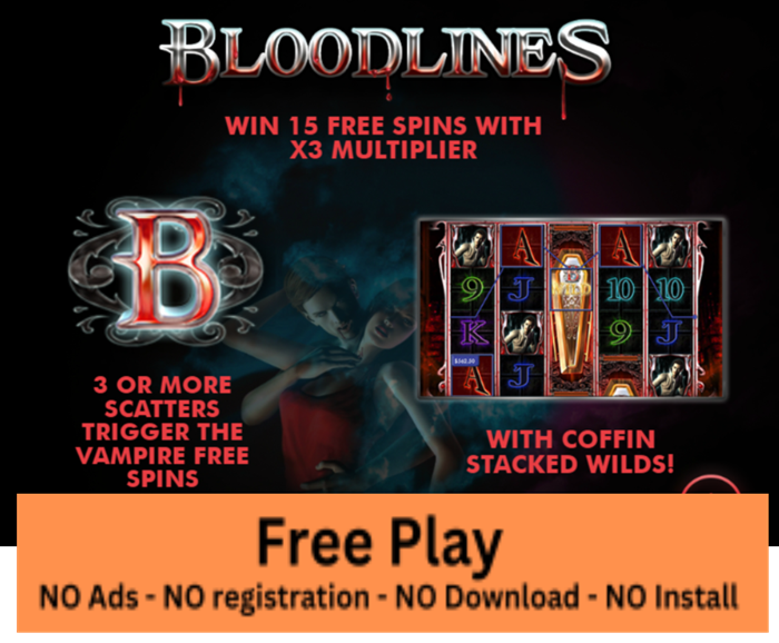Bloodlines Free Play Slot: Spin into a World of Zombie Thrills for Monstrous Wins!