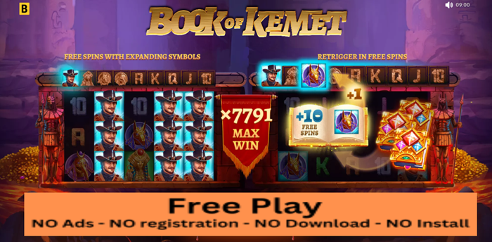 Book of Kemet Free Play Slot: Unearth Ancient Riches Without Digging Into Your Wallet!