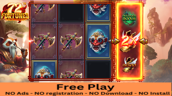 72 Fortunes: Free Play Slot – Join the Monkey King’s Adventure!