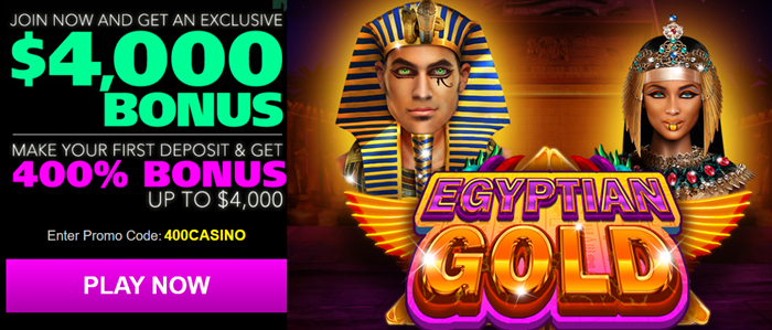 Uptown Aces Casino Egyptian Gold