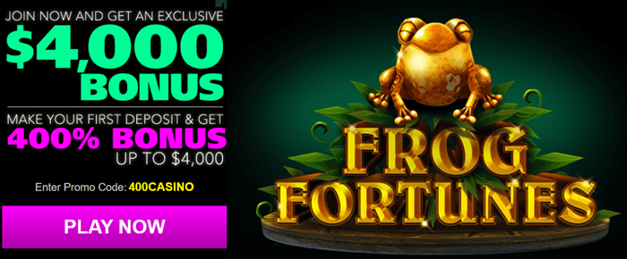 Uptown Aces Casino Frog Fortunes