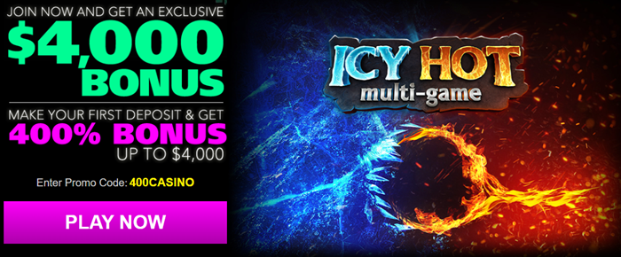 Uptown Aces Casino Icy Hot Multi-Game Slot Review