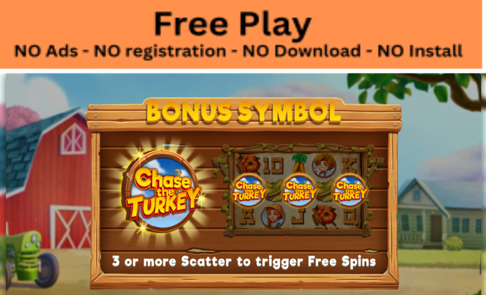 Chase the Turkey Free Play Slot: Flock to the Farm for Feathery Fortunes and Frenzy!