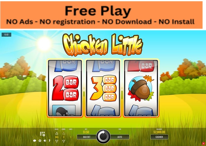 Chicken Little Free Play Slot: Fowl Play Leads to Hefty Pay!