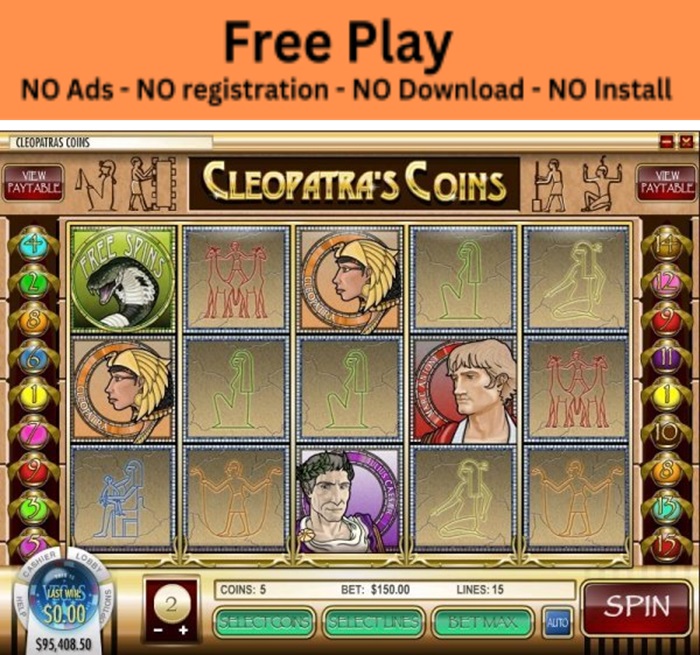 Cleopatra's Coins Slot Free Play: Unearth Ancient Riches with Egypt's Last Pharaoh! 