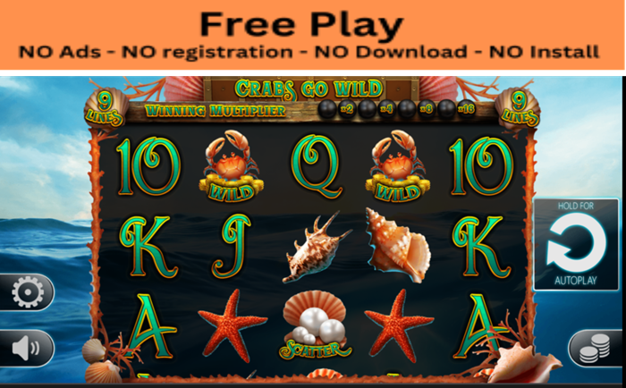 Crabs Go Wild! Slot Free Play: Dive into Oceanic Adventures and Reel in the Riches! 