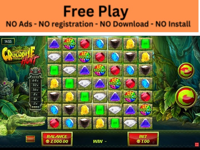 Crocodile Hunt Slot Free Play: A Jungle Adventure Awaits with Riches to be Uncovered!