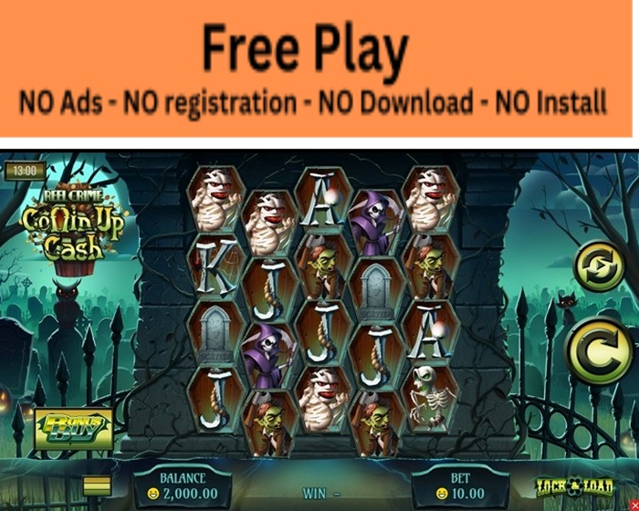 Reel Crime: Coffin Up Cash Slot Free Play: Unearth the Secrets of the Spooky Reels for Eerie Wins!